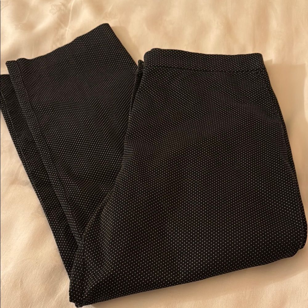 Ladies Navy Blue Polka Dot Pants size 14